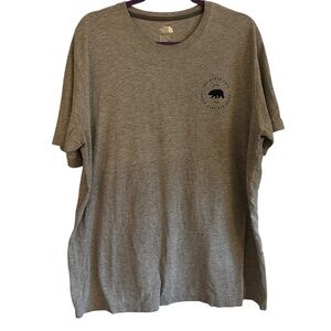 The North Face Gray Short Sleeve Tee Men’s Size XL. Bearitage Rights Shirt